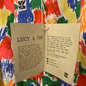 Lucy &Yak Organic Twill Colorful Dungarees